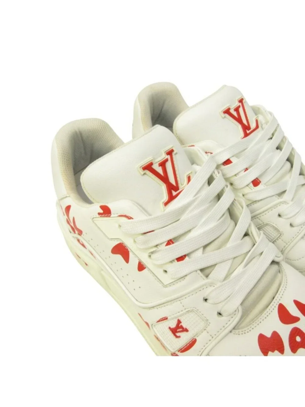 ★SOLD★ Louis Vuitton Nigo LV Trainer Line Sneakers Shoes Low Cut All Over - Picture 4 of 9
